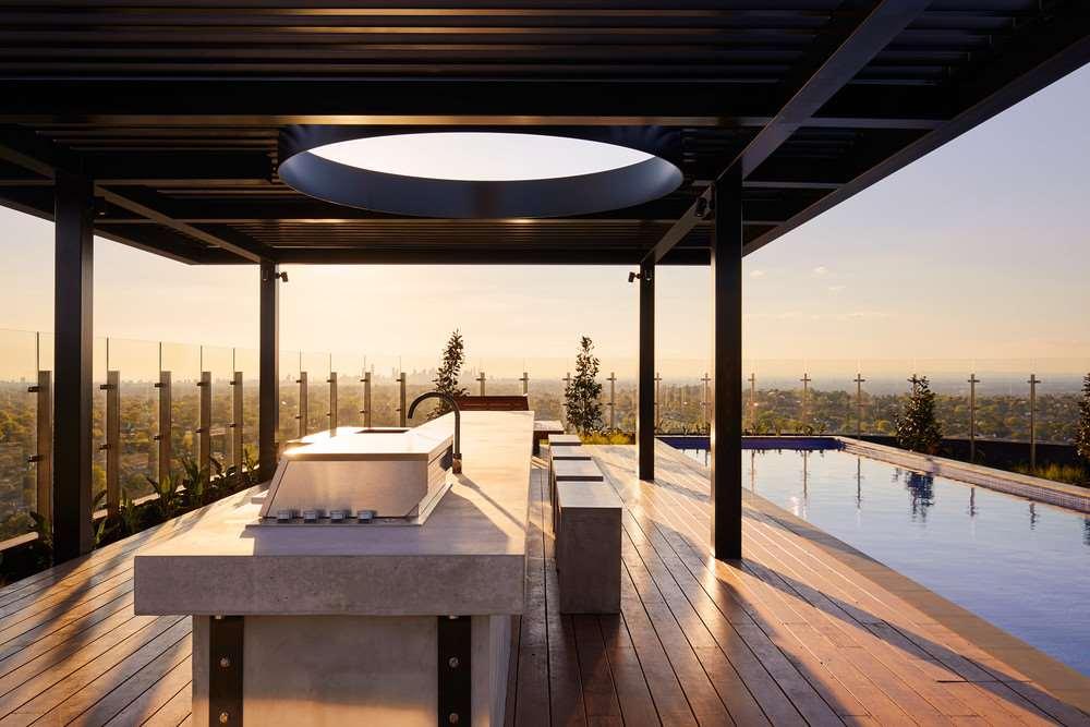 Art Series - The Chen Box Hill Konforlar fotoğraf Skyline Residences rooftop pool